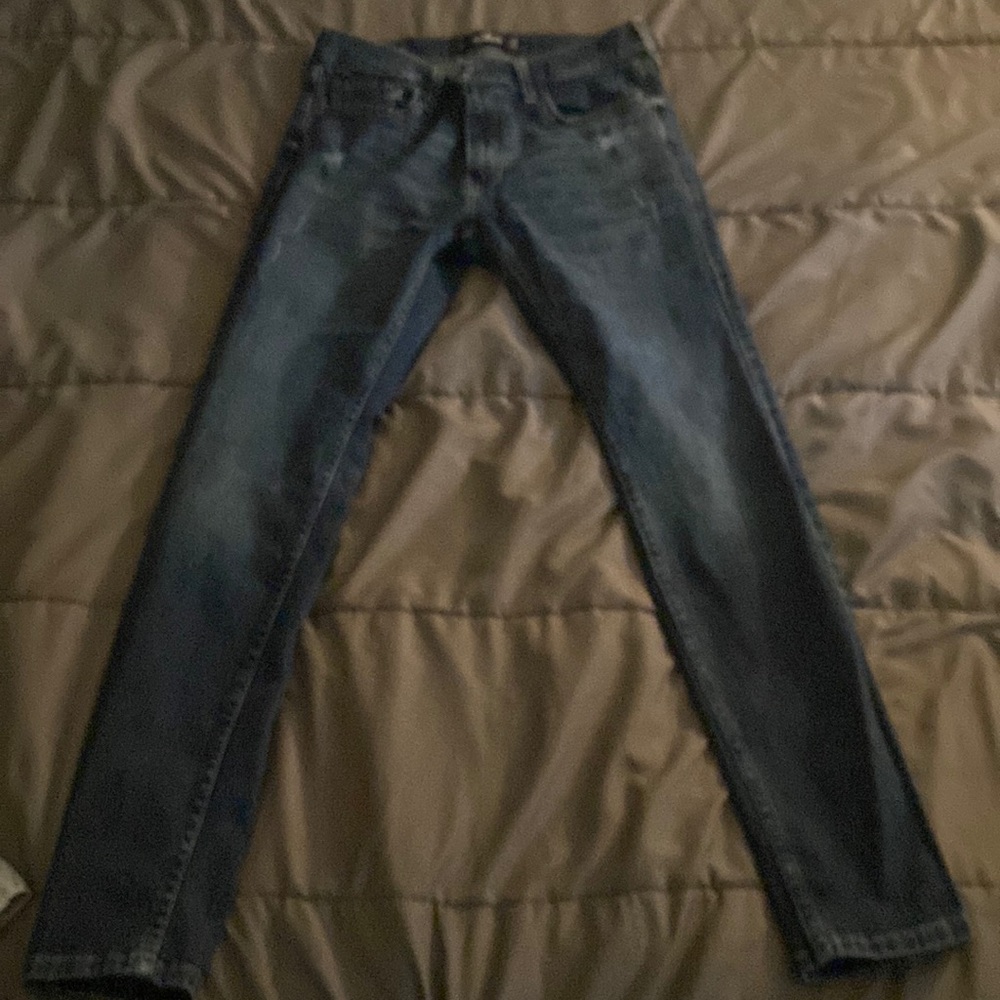 Dark blue jeans